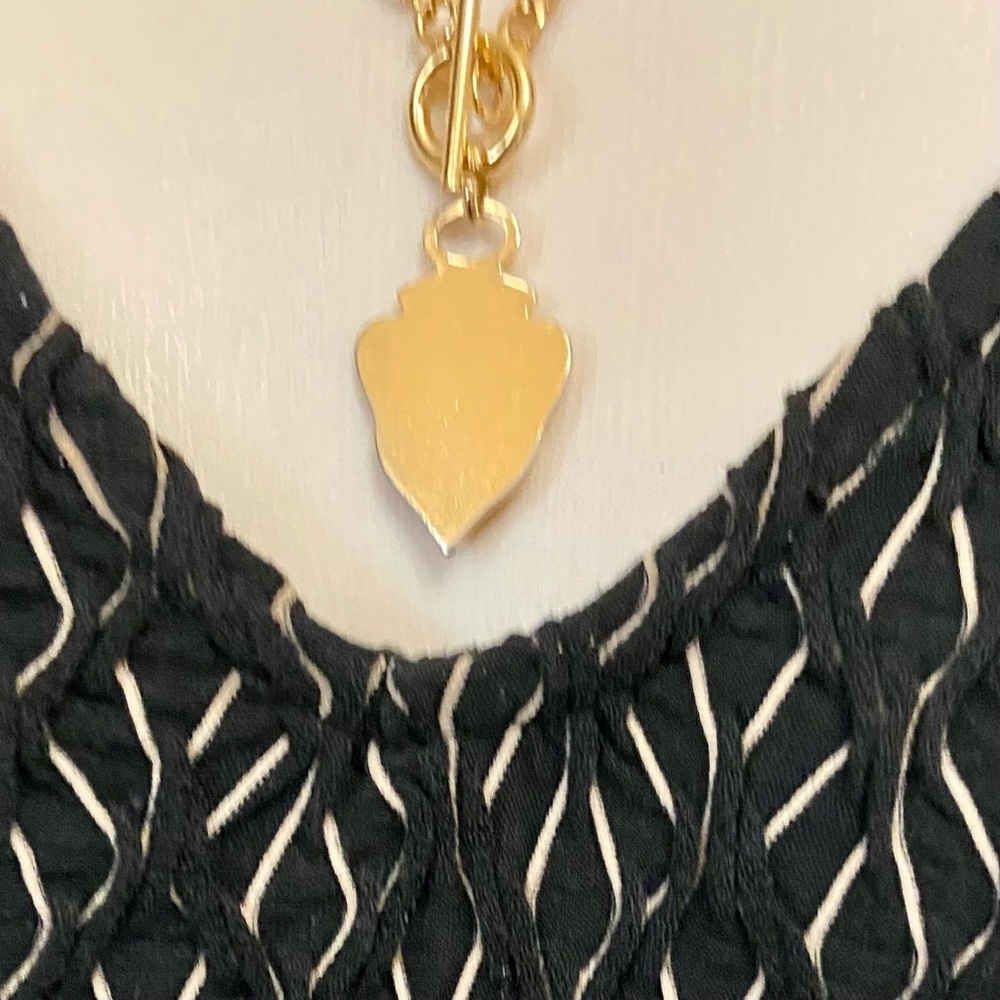 Vintage Authentic Gucci, 18in Gold Plated Charm Necklace - Picture 4 of 10